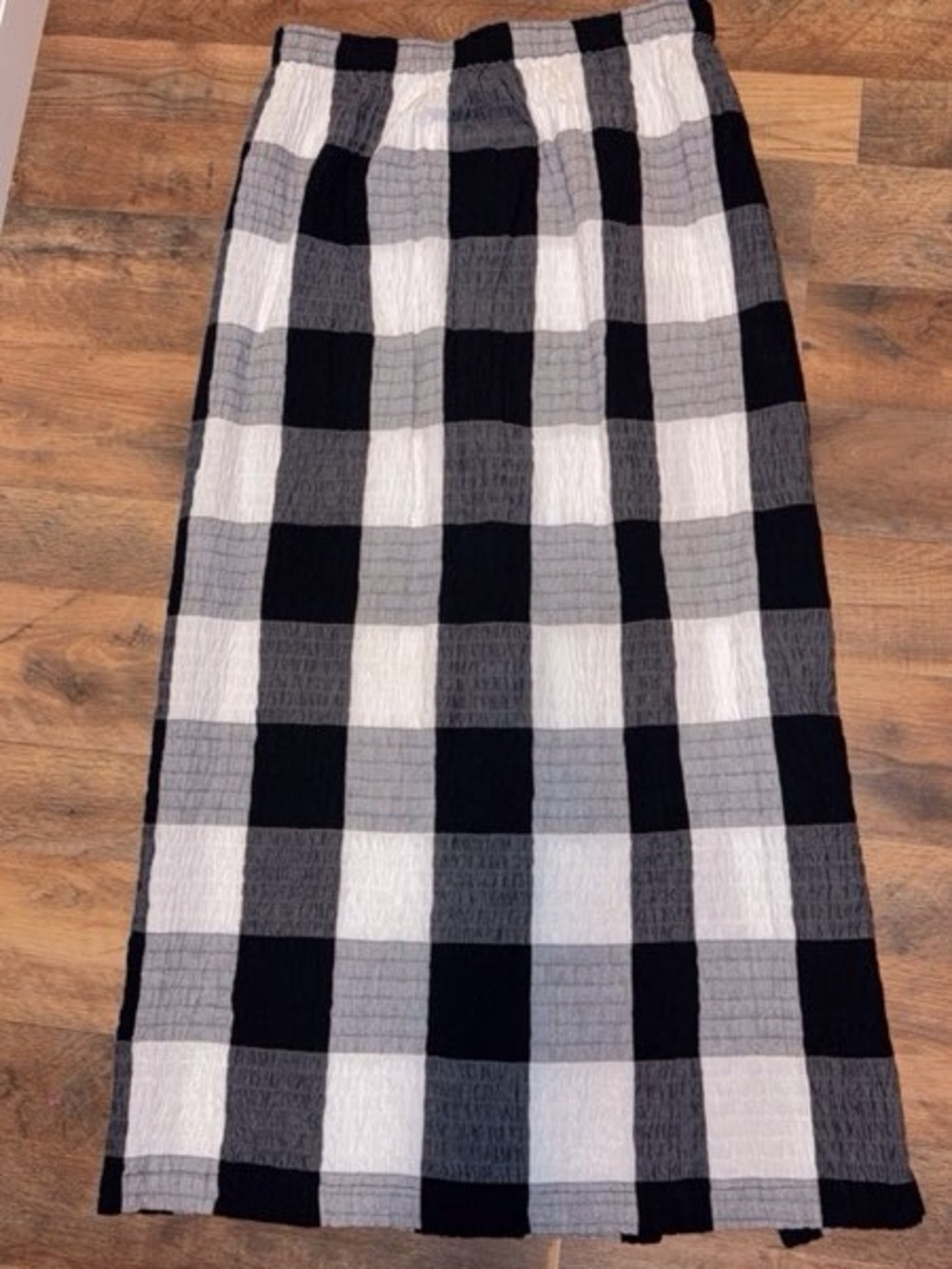 Gingham Mara Hoffman Denise Maxi Skirt SZ M - Picture 4 of 6